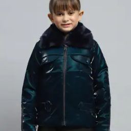 Girls Zip-Front Bomber Jacket-image-2