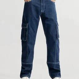 Lightly Washed Straight Jeans-image-10