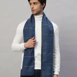 Men Striped Reversible Woolen Scard-4