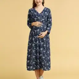 Floral Print Fit & Flare Dress-image-53