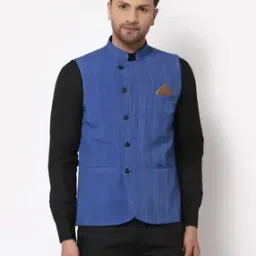 Striped Nehru Jacket-image-58