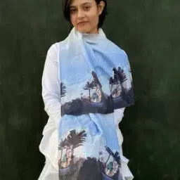 buta buti Women Graphic Print Cotton Stole-picture-19