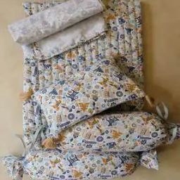 Floral Print Cotton Bedding Set-19