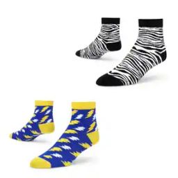 Pack of 2 Printed Ankle-Length Socks-image-28
