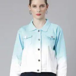 Women Blouson Jacket with Button-Closure-image-40