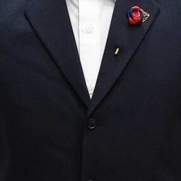 Floral-Design Metal Lapel Pin-picture-53