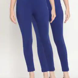Pack of 2 Leggings with Elasticated Waist-image-84