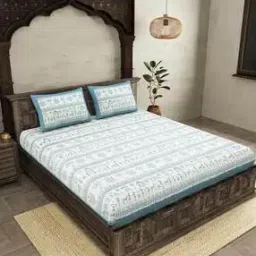 King Size Cotton Bed Sheet-picture-49