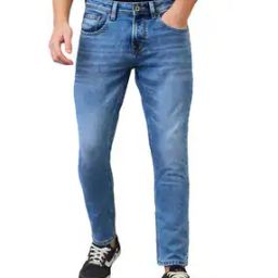 spykar Men Mid-Wash Slim Fit Jeans-picture-23
