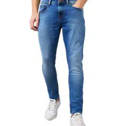 spykar Men Mid-Wash Slim Fit Jeans-picture-35
