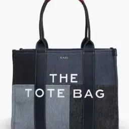 Women Typographic Print Tote Bag with Zip Closure-picture-31