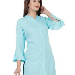 Textured Collar Neck Tunic-image-31