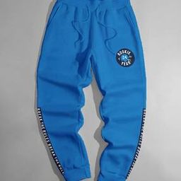 Ankle-Length Joggers with Drawstrings-image-135
