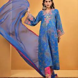 Women Embroidery Straight Kurta Set-image-41