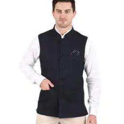 Men Regular Fit Nehru jacket with Welt Pockets-picture-24