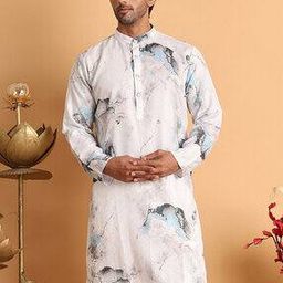Men Regular Fit Long Kurta-image-88