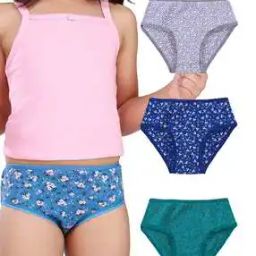Girls Pack of 3 Floral Print Hipster Briefs-picture-31
