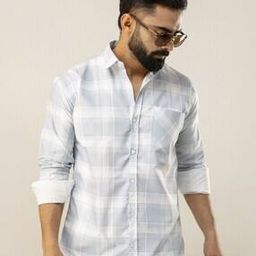 Men Checked Regular Fit Shirt-image-7