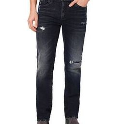 Men Lightly-Washed Straight Jeans-image-98