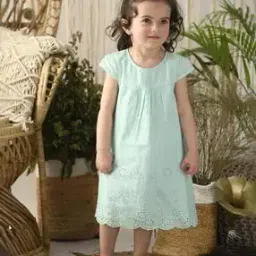 Solid  A-line Dress-image-11
