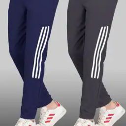 Men Pack of 2 Straight Track Pants with Contrast Taping-35