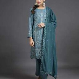 readiprint Women Embroidered 3-Piece Unstitched Dress Material-picture-3