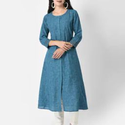 Women Printed A-Line Kurta-image-29