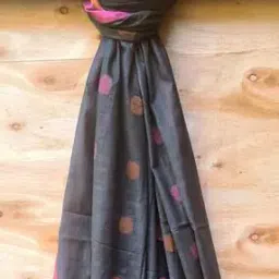 Geometric Print Dupatta with Tassels-2