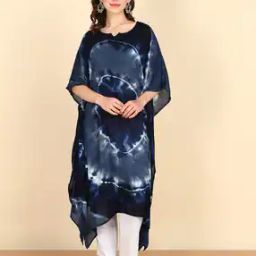 Women Tie & Dye Kaftan-Styled Flared Kurta-picture-25