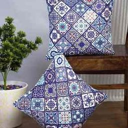 Set of 2 Digital Print Cushion Covers 16'' x 16''-image-27