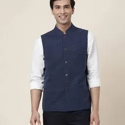 Nehru Jacket with Welt Pockets-image-28