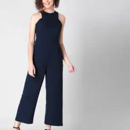 Sleeveless Round-Neck Jumpsuit-image-15