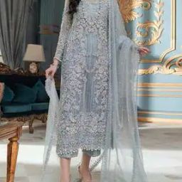 Women Embellished 3-Piece Dress Material-image-31