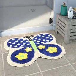 Anti-Skid Butterfly Shape Bath Mat-16