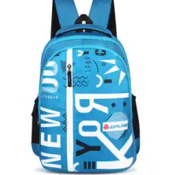 Men Printed Backpack with Side Mesh Pockets-31
