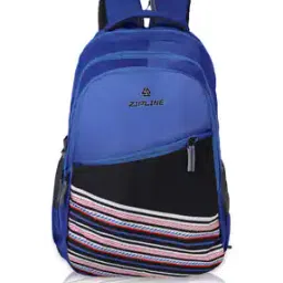Men Colourblock Backpack with Side Mesh Pockets-picture-31