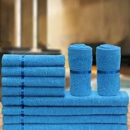 Set of 10 450 GSM 100% Cotton Face Towels-image-16