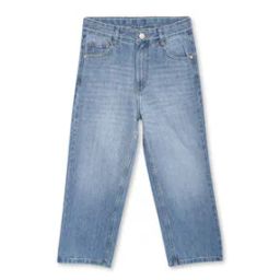 Heavily Washed Straight Fit Jeans-image-76
