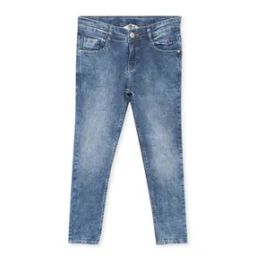 cantabil Mid-Wash Straight Fit Jeans-picture-0