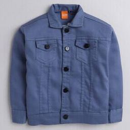 Boys Collar Neck Full Length Sleeve Jacket-picture-31