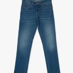 Boys Mid-Wash Slim Fit Jeans-image-79
