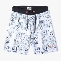 Printed Shorts with Drawstring Waist-image-61