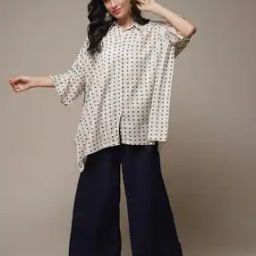 Women Geometric Print Relaxed Fit Shirt-picture-50