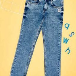 Boys Washed Slim Fit Jeans-image-55