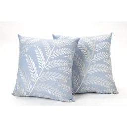 Set of 2 Embroidered Cushion Covers 16" x 16"-image-86