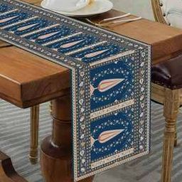 Mughal Tree Print 6-Seater Table Runner-image-31