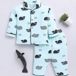 Boys Animal Nightsuit Set-image-60