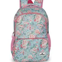 Floral Print Backpack with Adjustable Strap-35