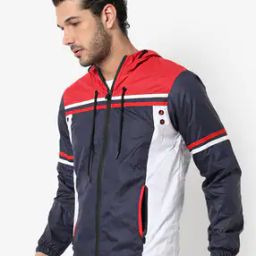 Colourblock Hooded Track Jacket-image-18