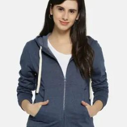 Zip-Front Hooded Sweatshirt-image-7